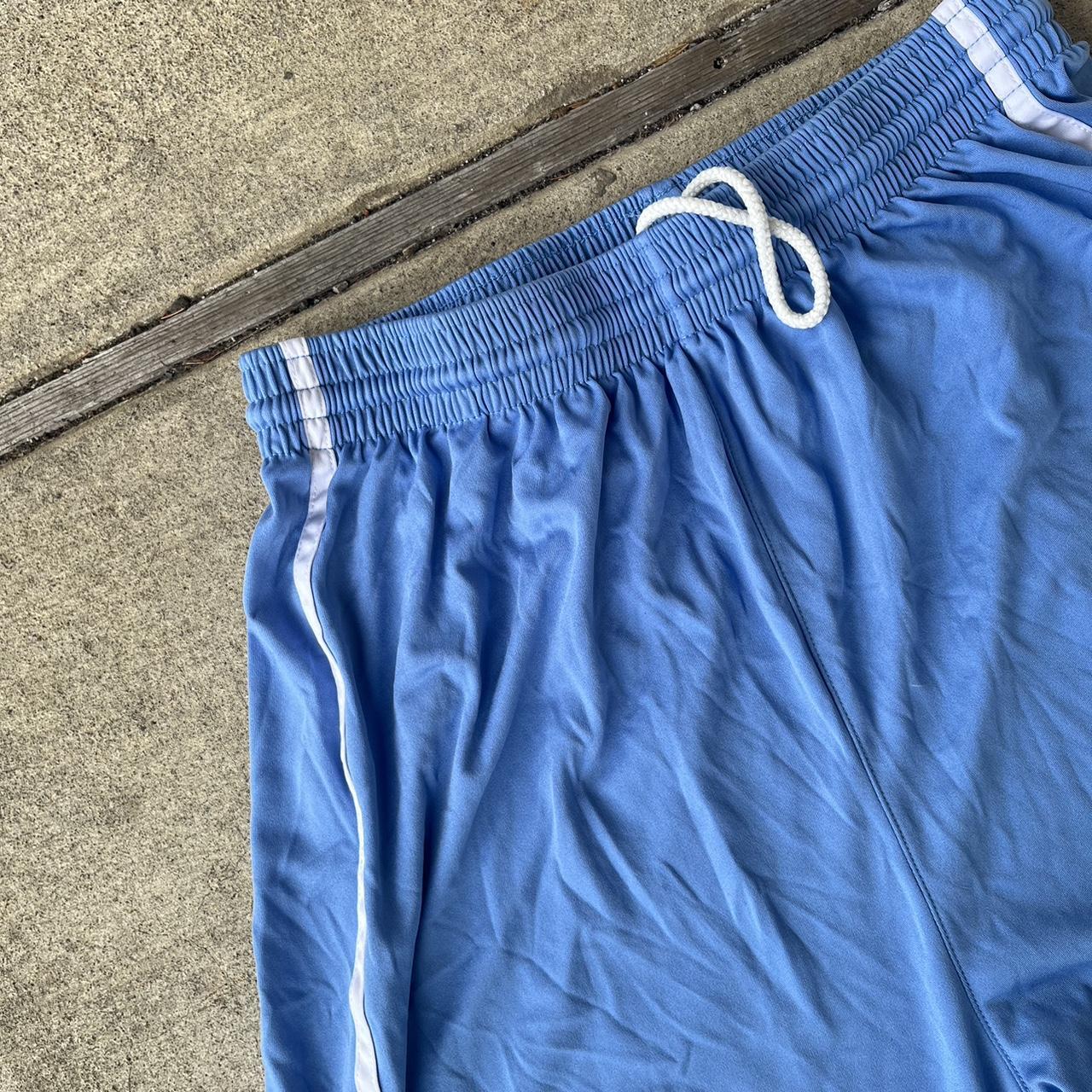 Y2K Basketball Shorts Early 2000s Baby Blue... Depop