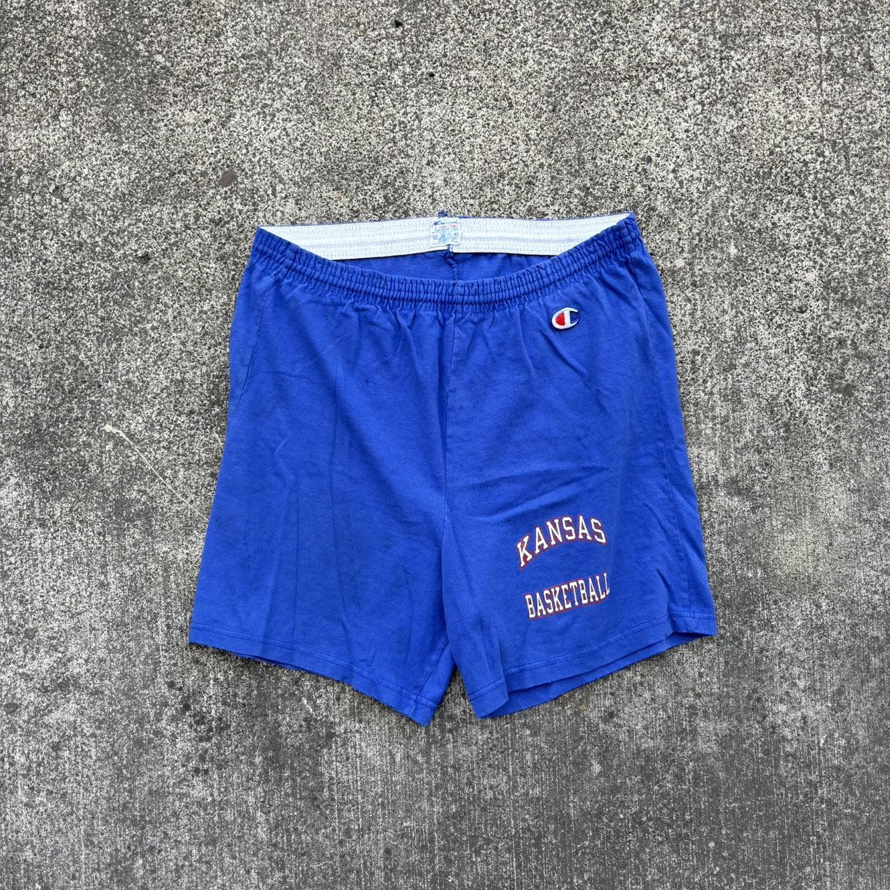 Vintage Kansas Basketball Shorts 1990s Kansas. Depop