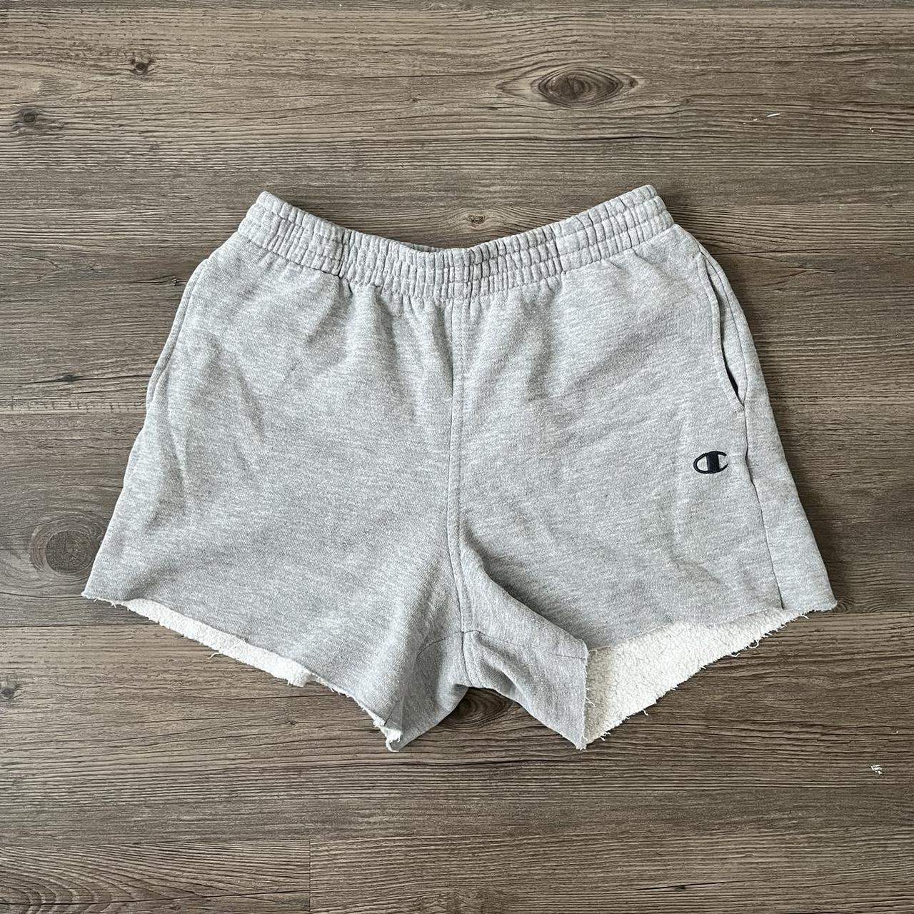 Champion grey 2024 sweat shorts