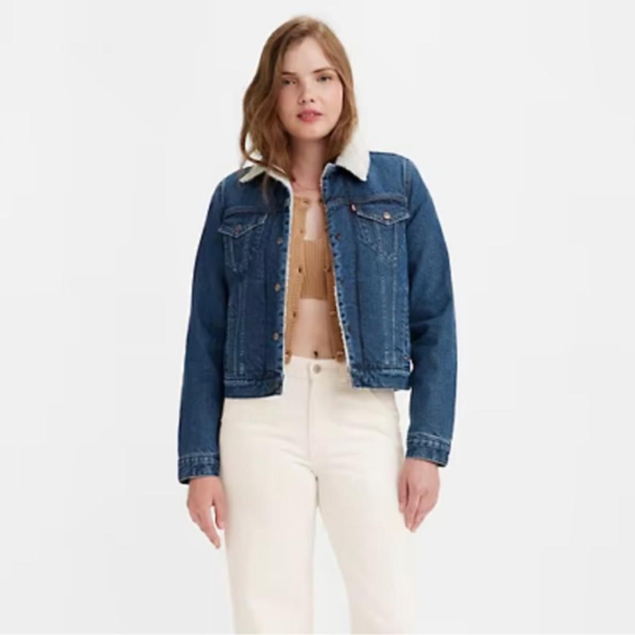 Levi's women's original sherpa trucker outlet jacket