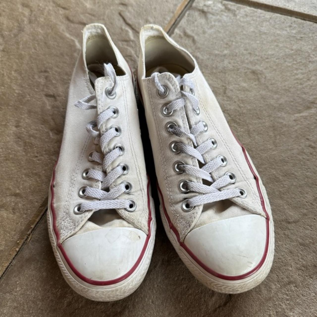 Very white converse sale