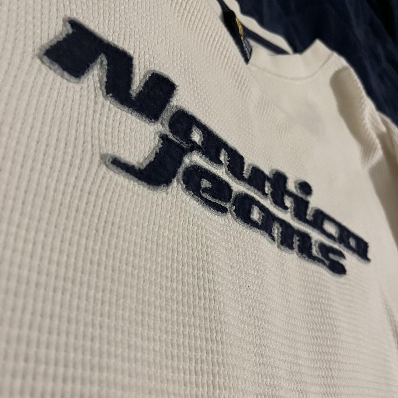 Nautica Men's White and Cream Shirt (3)