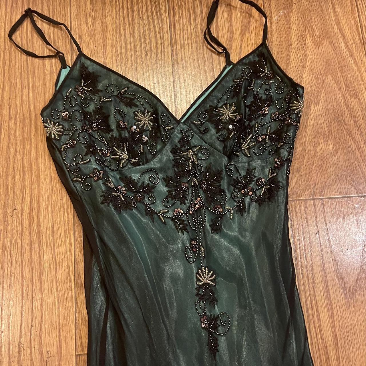 Adrianna Papell fairy grunge maxi dress Embellished Depop