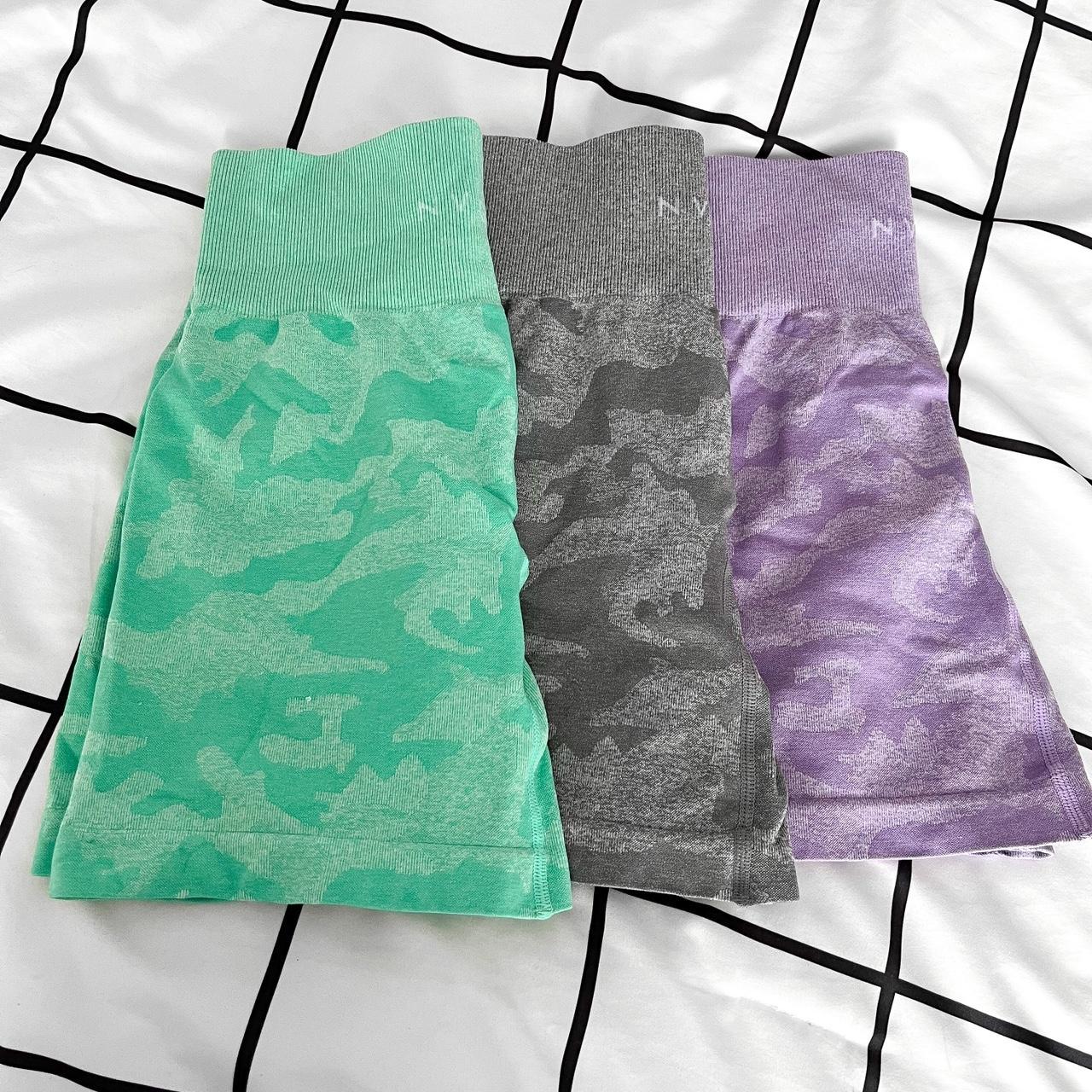 ‼️NVGTN CAMO SEAMLESS SHORTS‼️ Size S Womens Depop