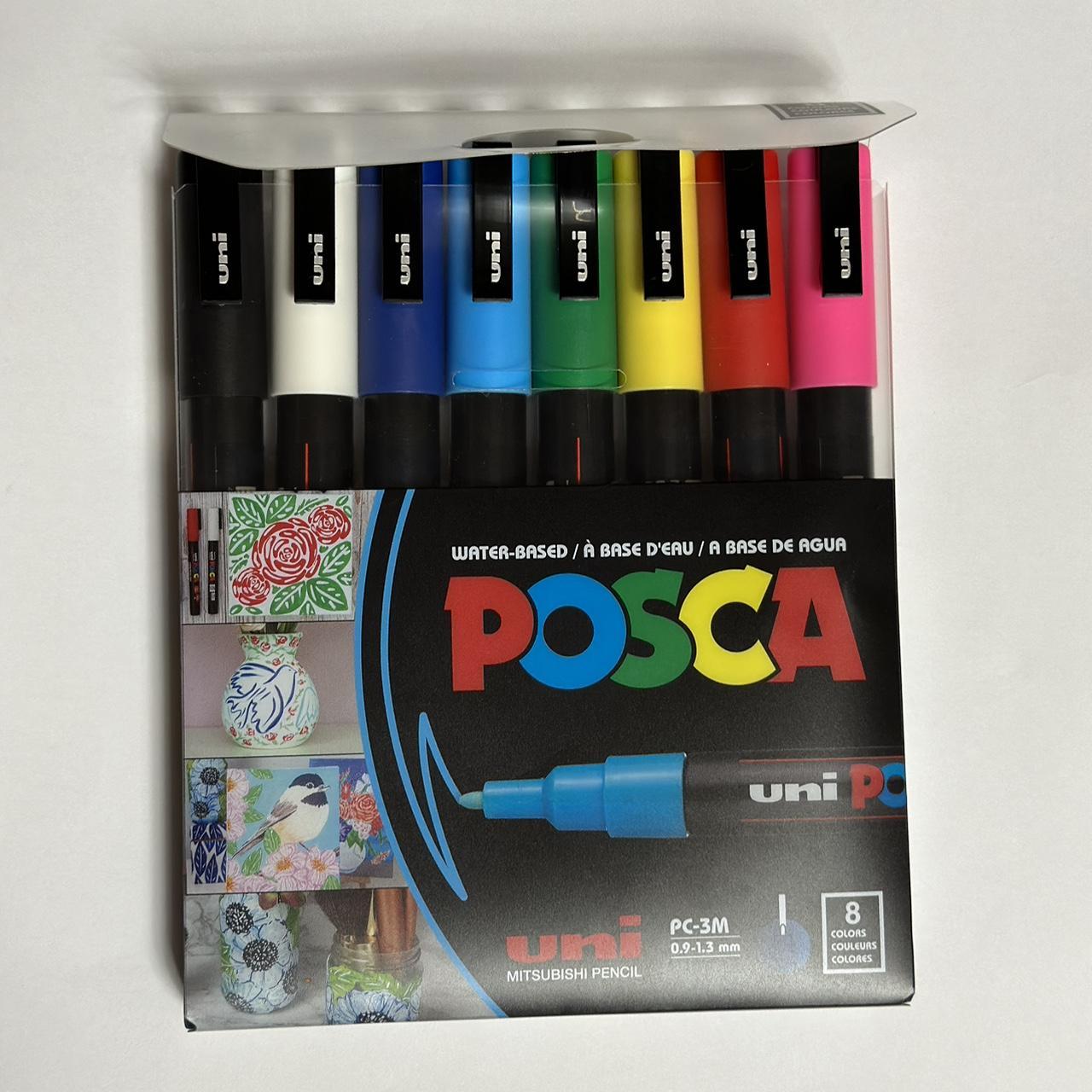 POSCA PC-5M 8 Pack Poster Markers Multicoloured