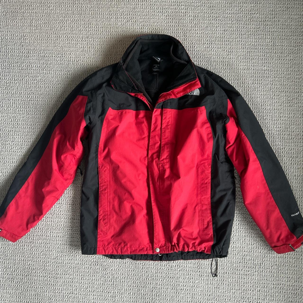 North Face HyVent Winter Jacket Size: L #winter... - Depop