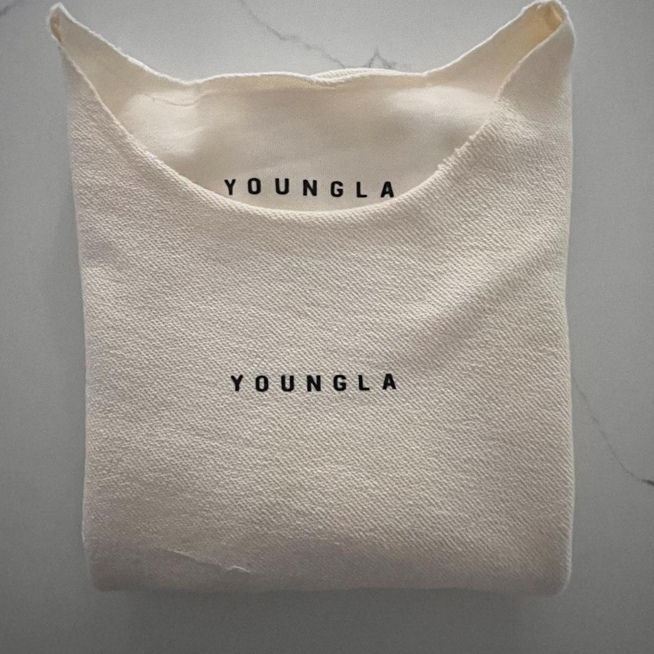 Youngla Off-White Gym T-shirt - Loose fit -... - Depop