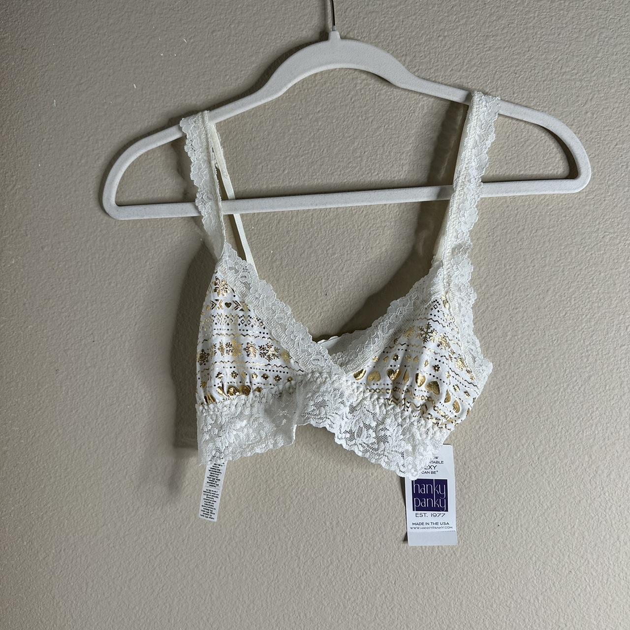 Hanky Panky Women's White Bra | Depop