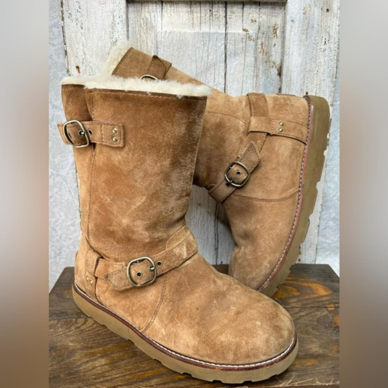 UGG NOIRA Winter Calf High Boots in. Depop