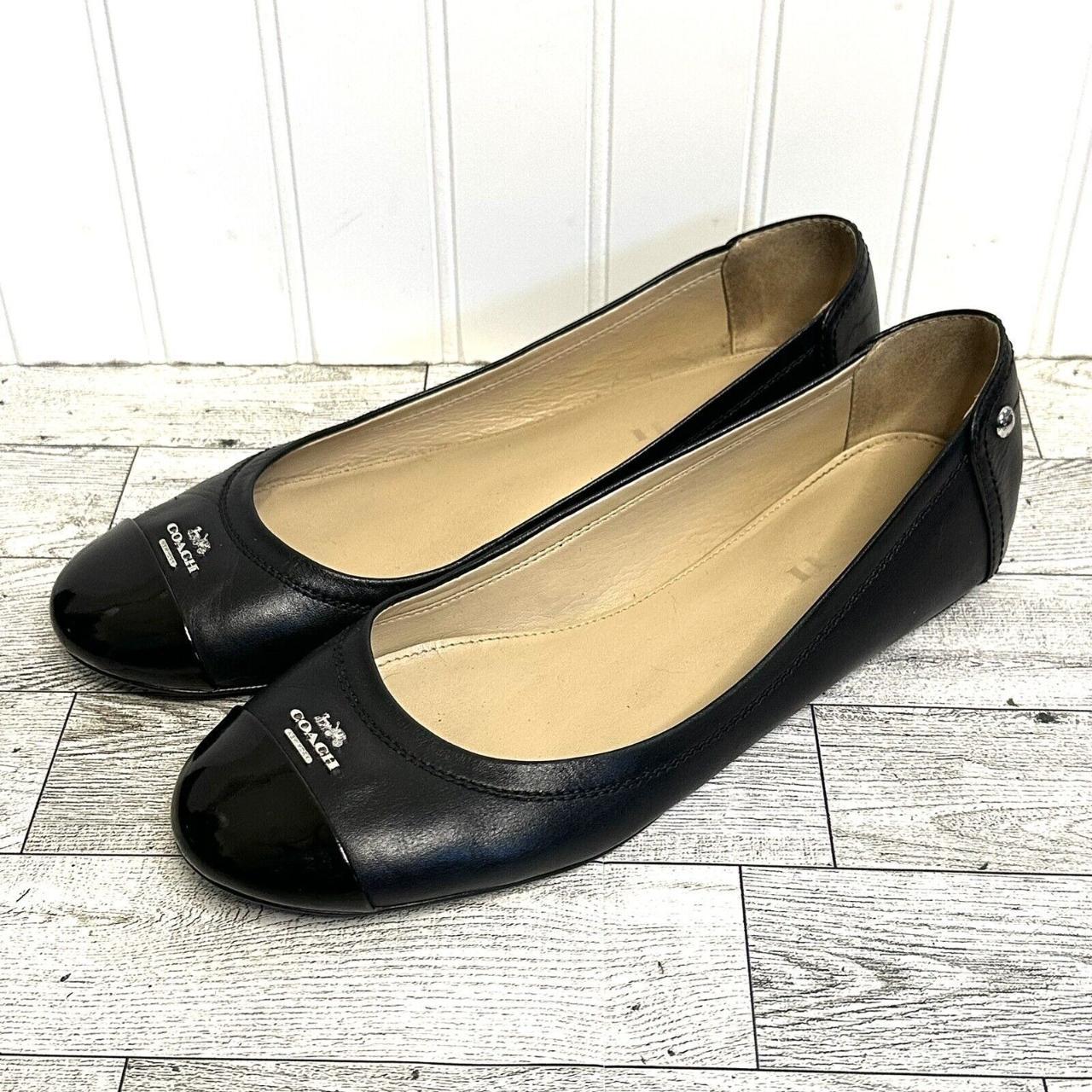 Coach Bonnie Ballet Flats Women s Size 10B Black Toe Depop