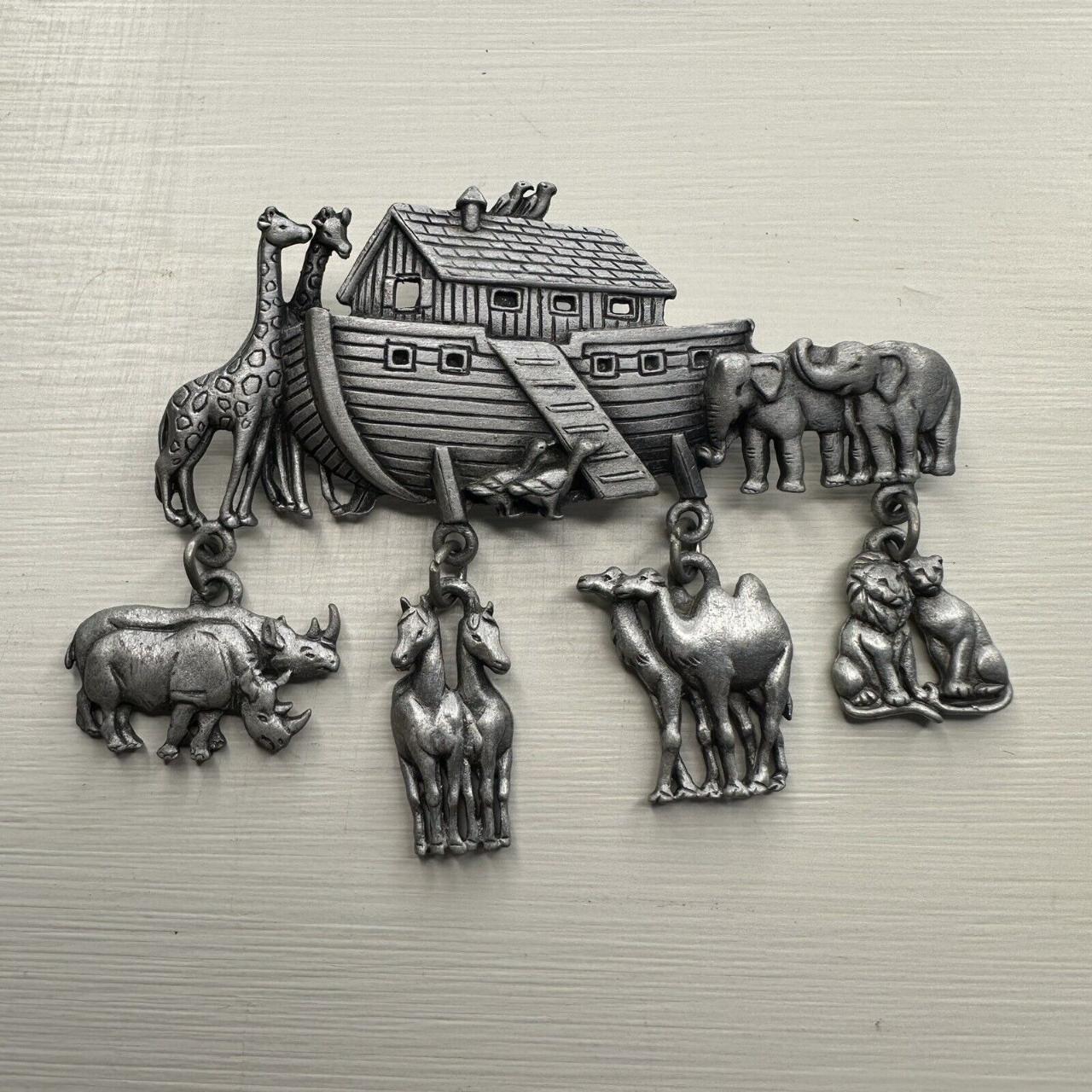 Vintage JJ Jonette Jewelry Company Noah's Depop