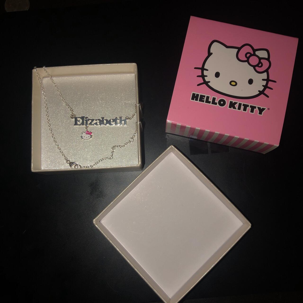 Sanrio Necklace Sterling Silver Stamped Hello Kitty - Depop