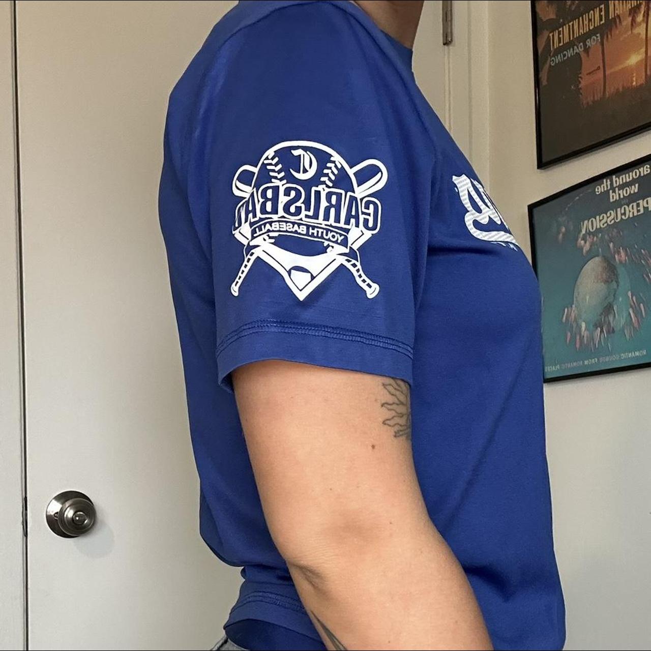 Dodgers Jersey Youth Large All orders ship next - Depop