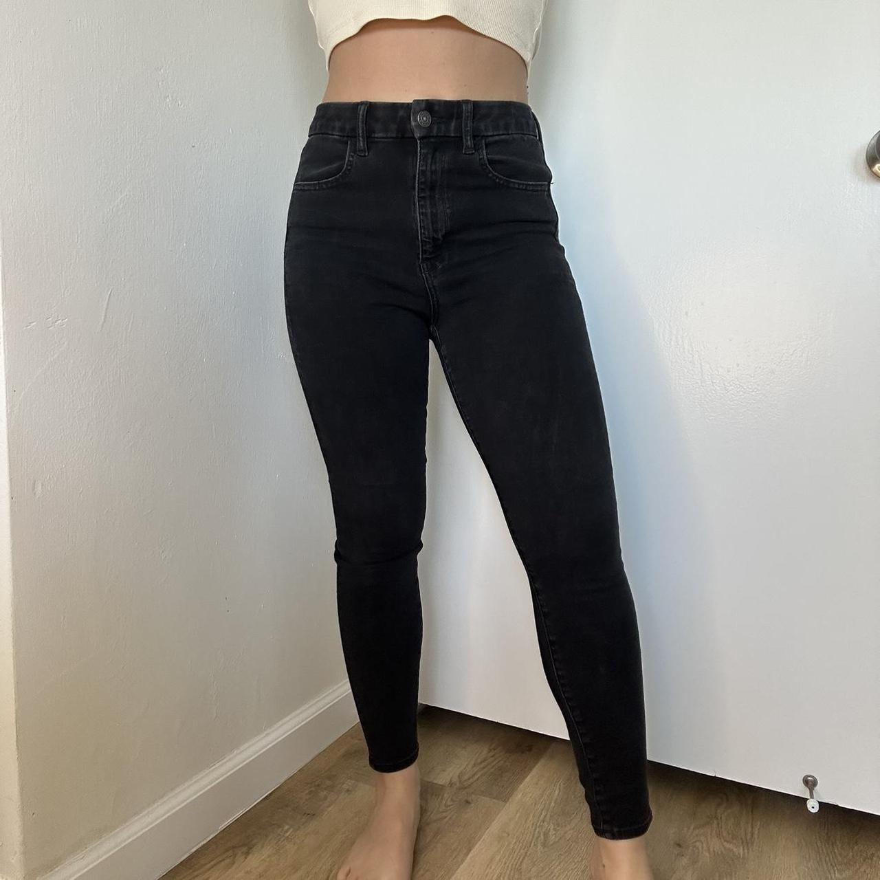 American eagle hot sale black jeans