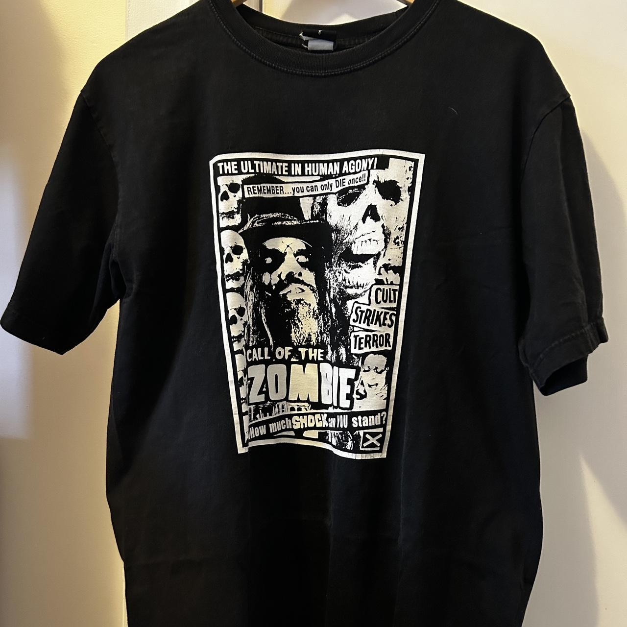 vintage rob zombie living dead girl shirt pretty... - Depop