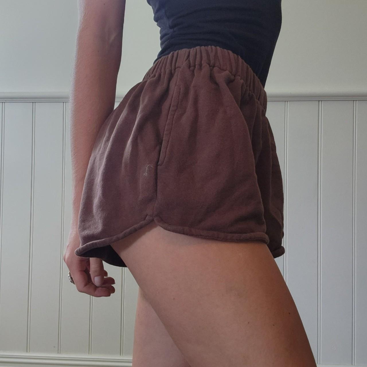 Brown tracksuit shorts Brand: Indigo Luna... - Depop