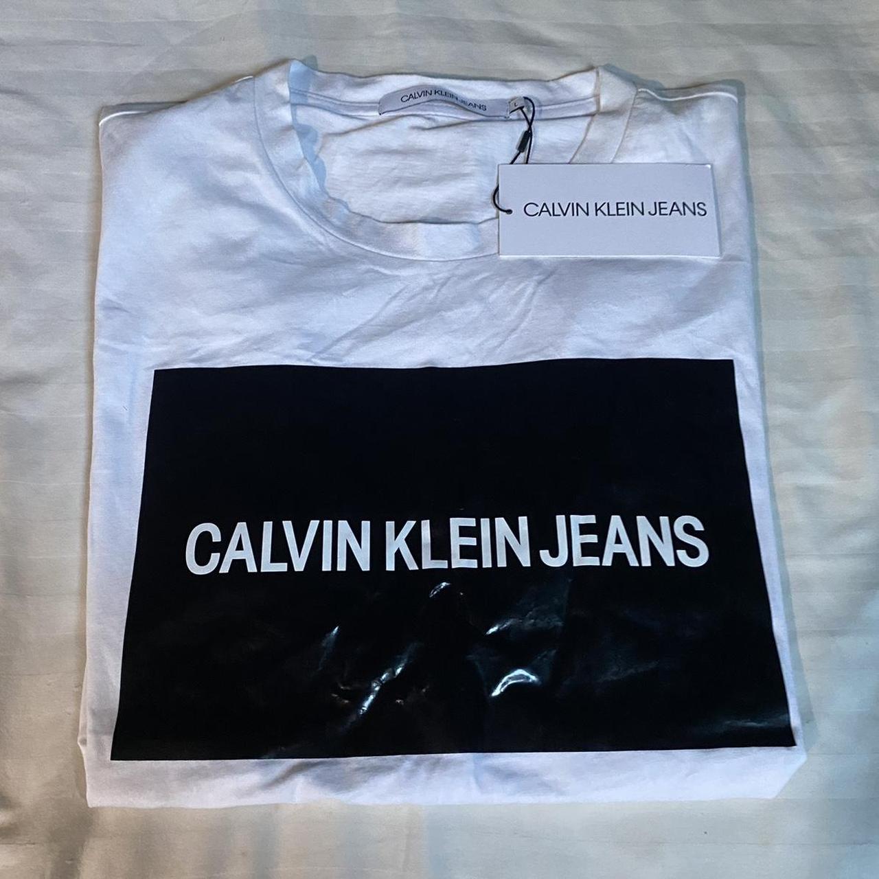 Calvin Klein Jeans logo T-Shirt Super nice, we’ll... - Depop