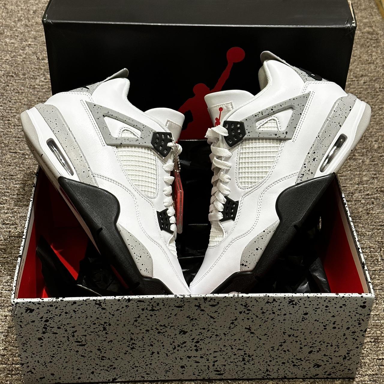 jordan 4 white cement size 7