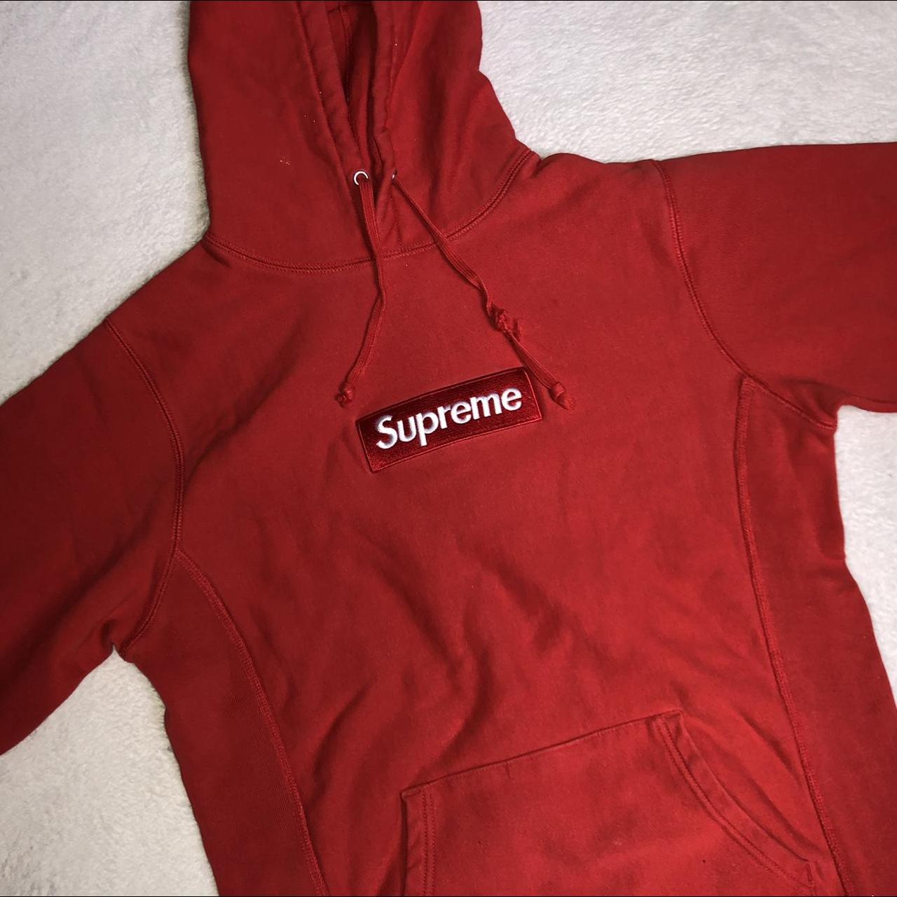 Classic Red Large Boxo Logo Supreme Drawstring... - Depop