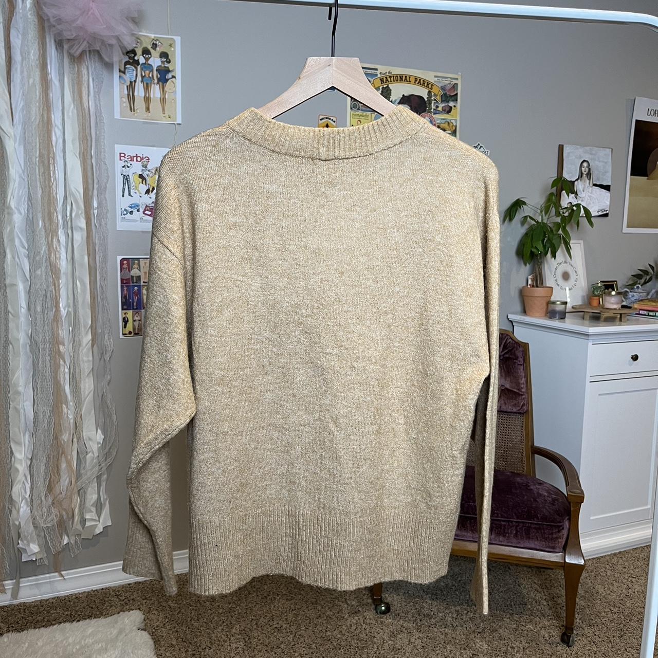 A New Day Women's Tan and Cream Jumper (4)