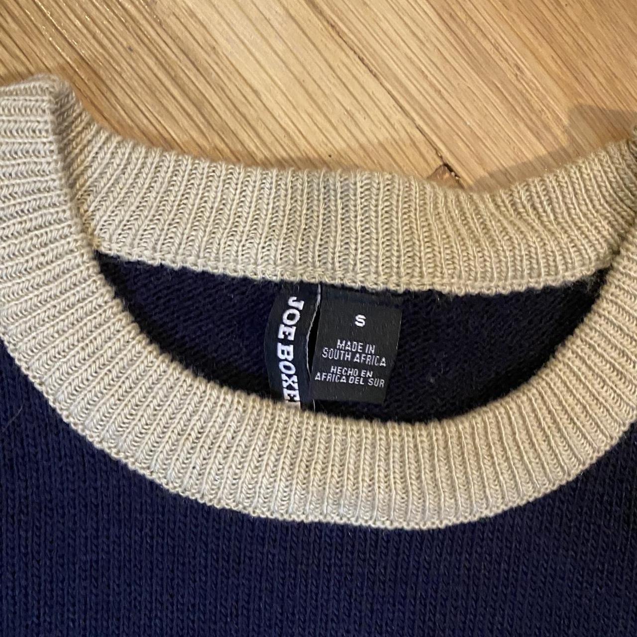 Vintage mens crewneck sweater size small joe boxer... Depop