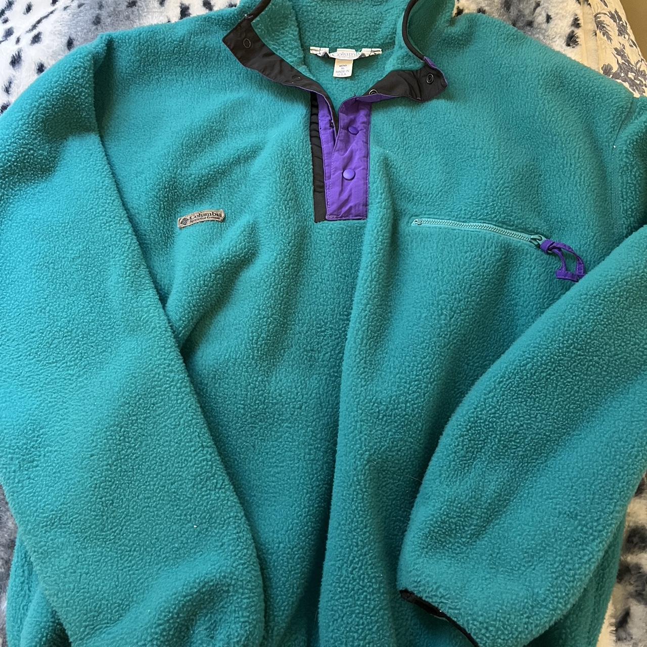 Columbia Sportswear Men's Blue Hoodie | Depop