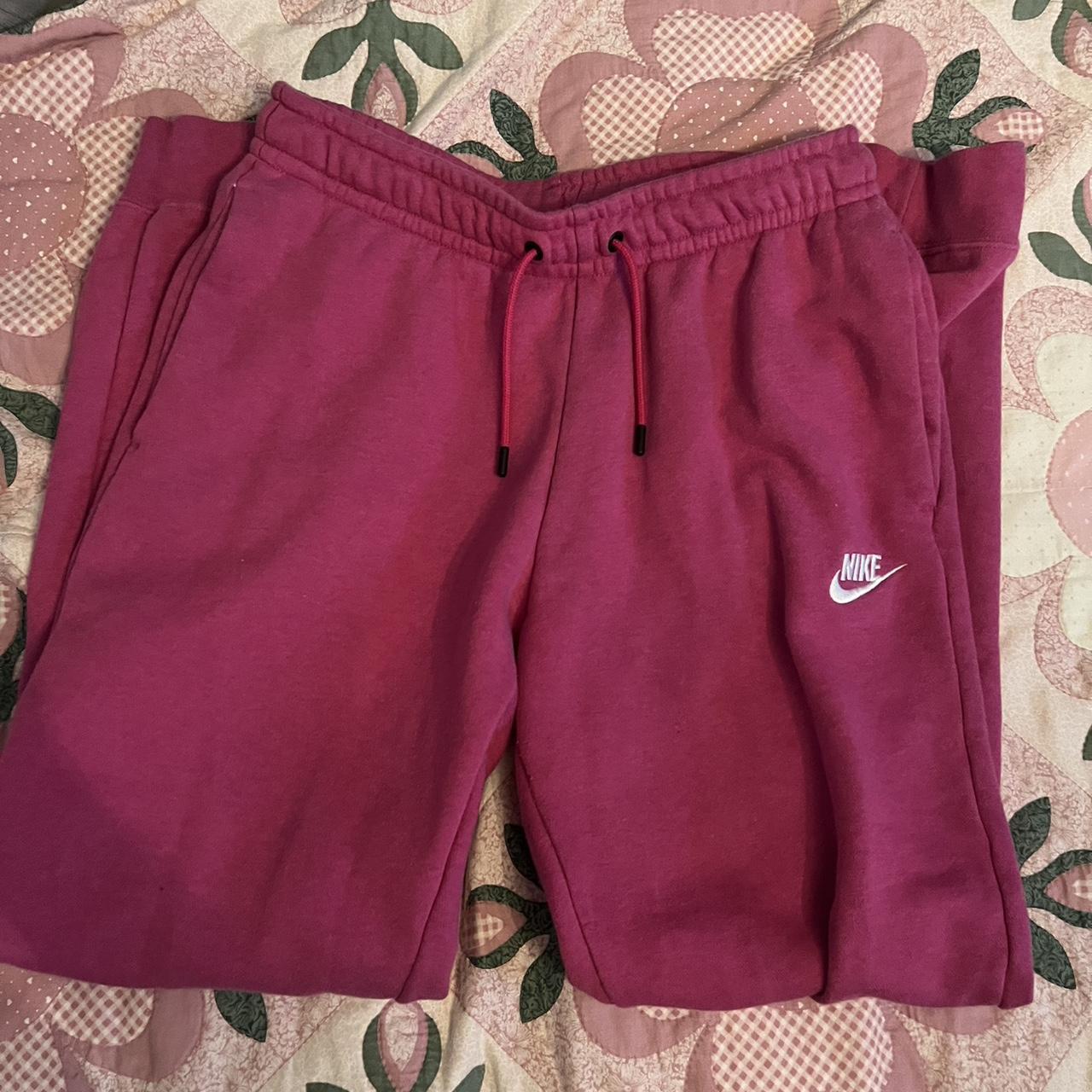 pink nike sweatpants men's
