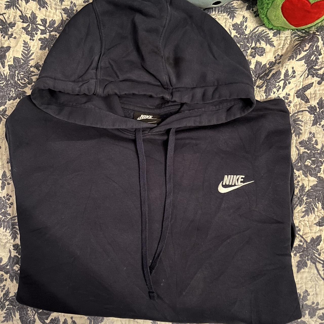 mens nike navy hoodie