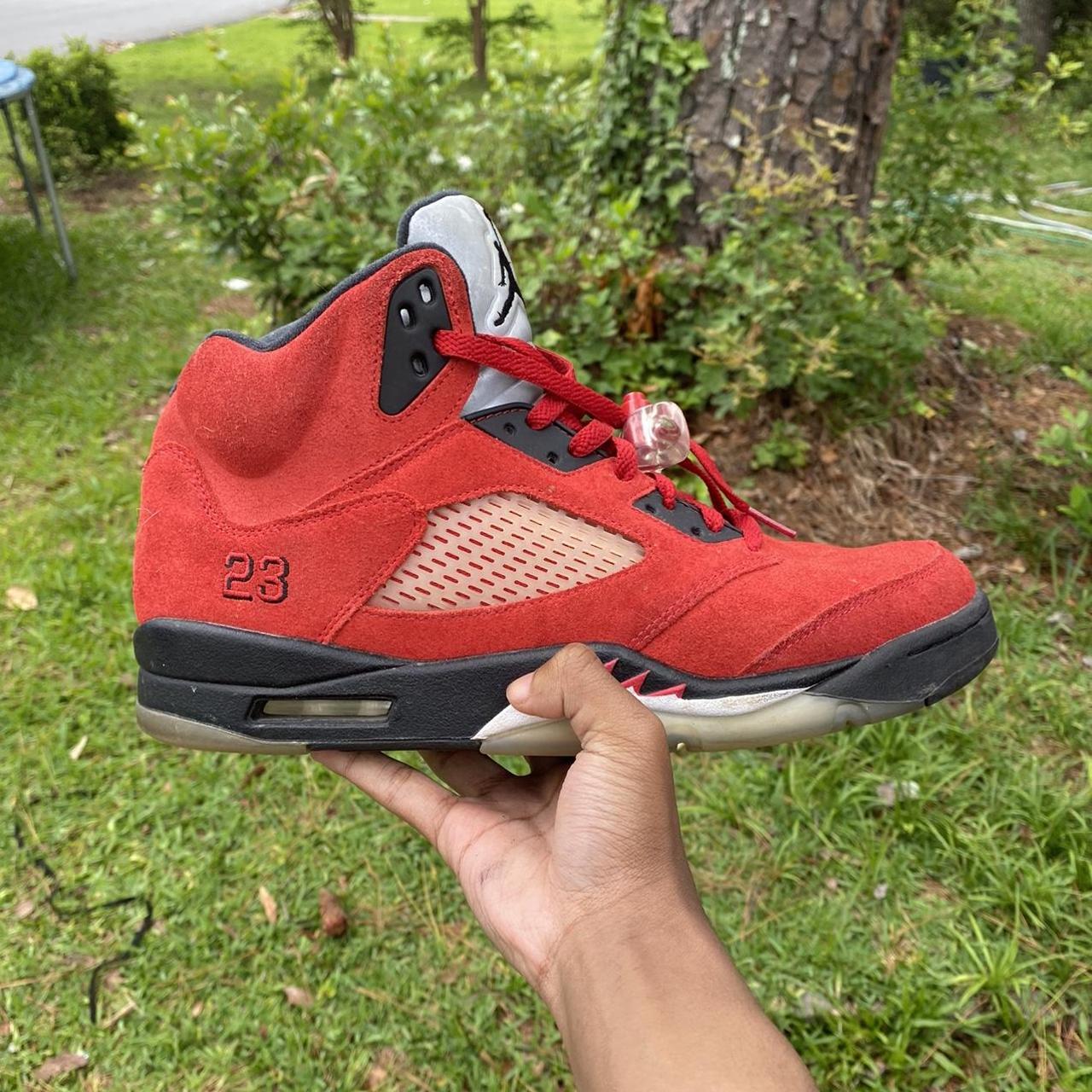 mens jordan shoes red
