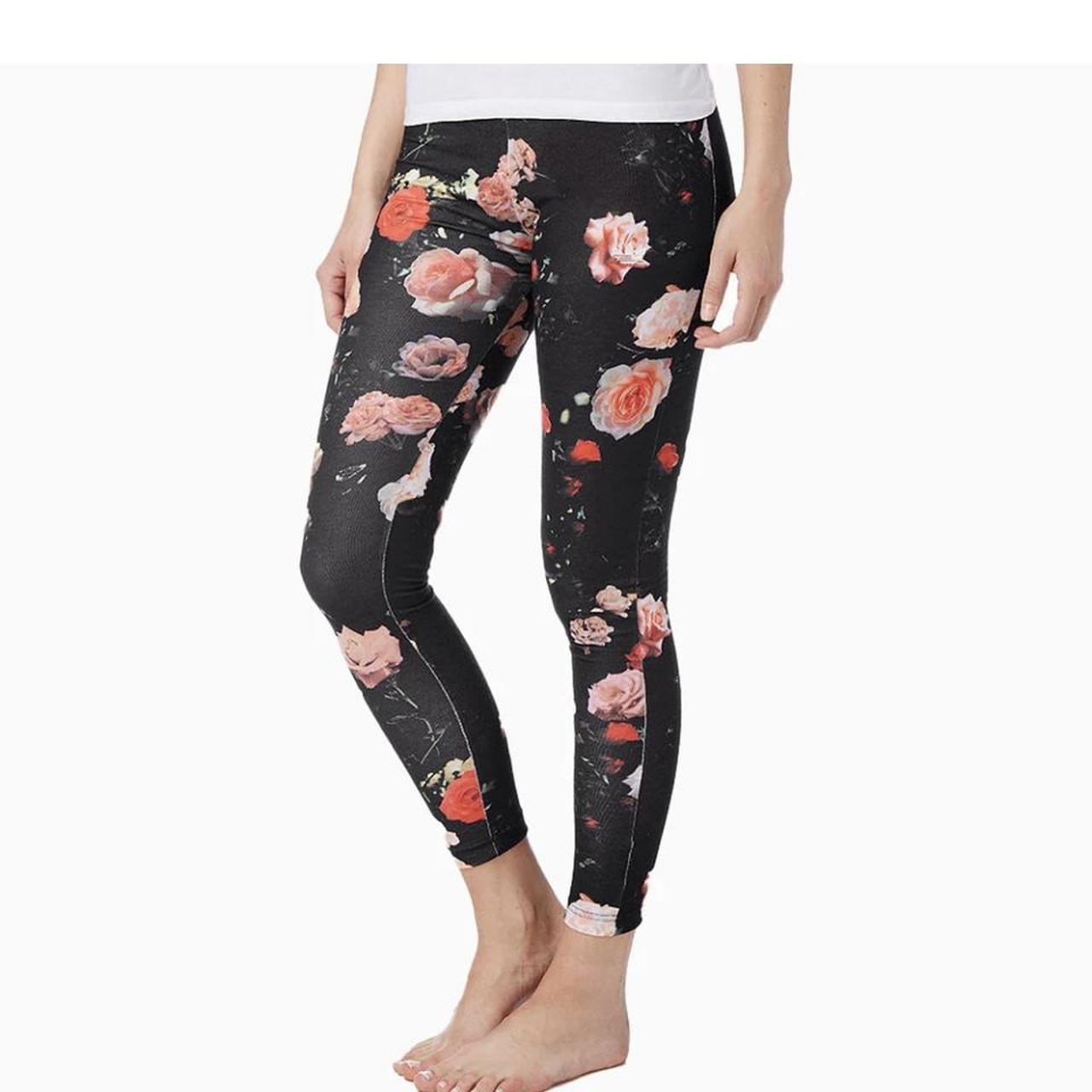 Adidas x Rita Ora rose patterned leggings. Worn and Depop