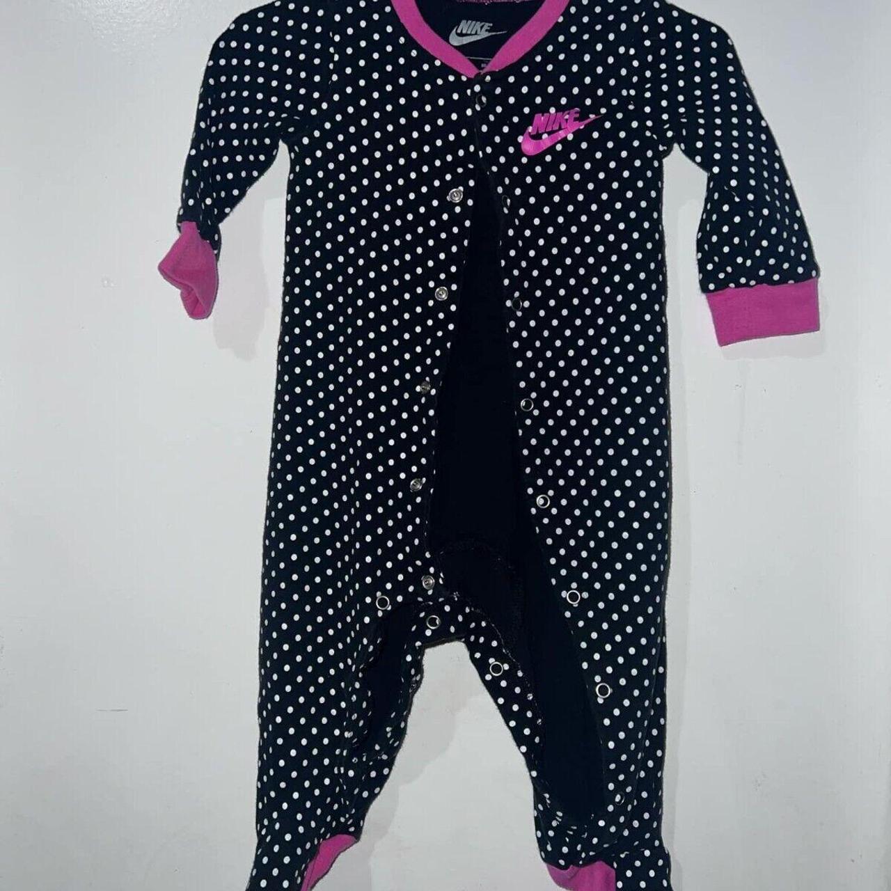 This adorable black and white polkadot onesie with. Depop