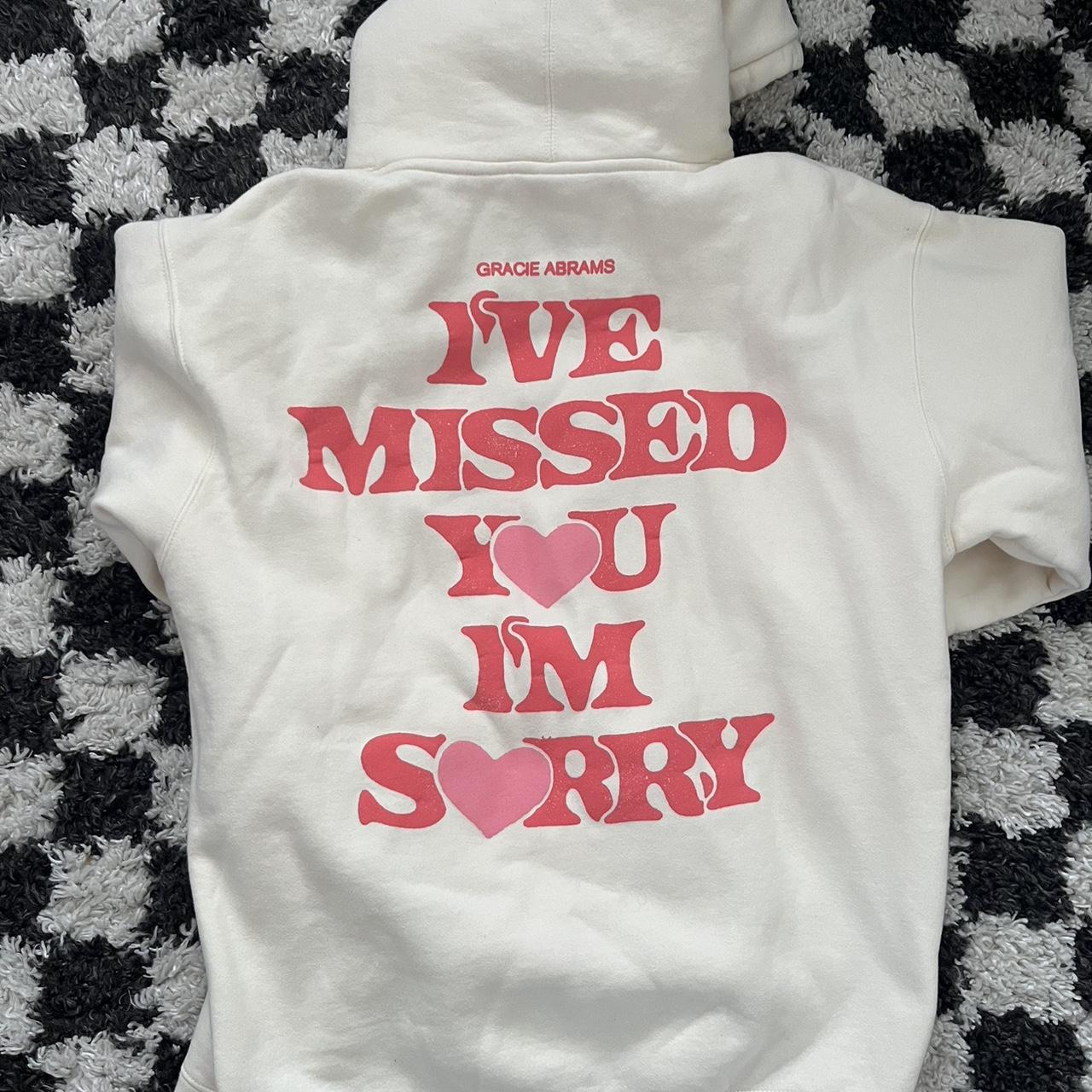 Gracie Abrams Merch Ive Missed You Im Sorry Hoodie Depop