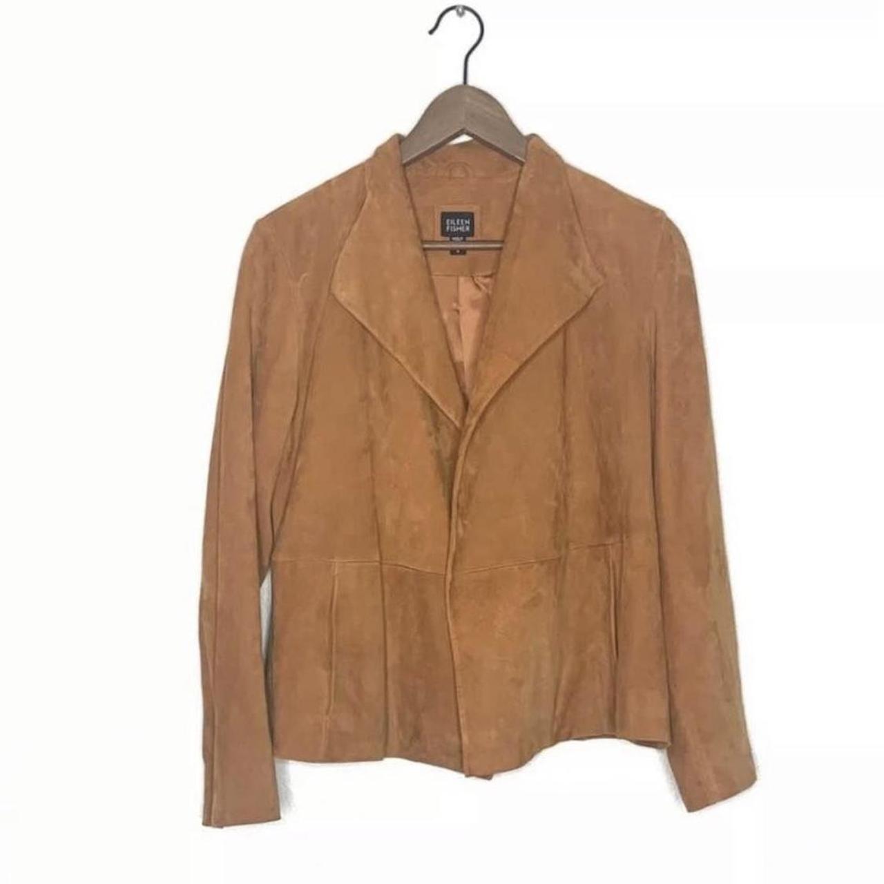 Eileen fisher suede jacket hotsell