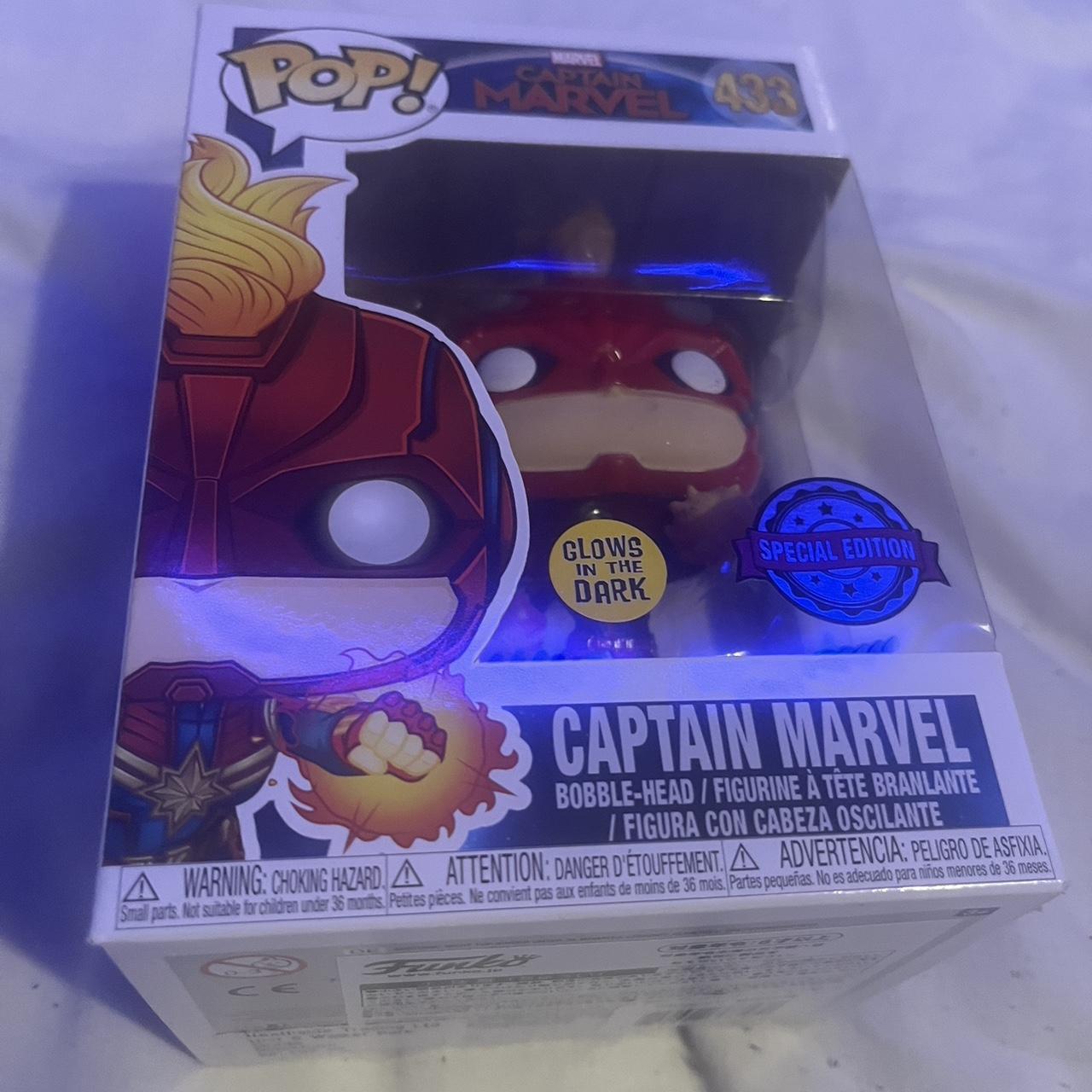 Captain Marvel Pop - Depop