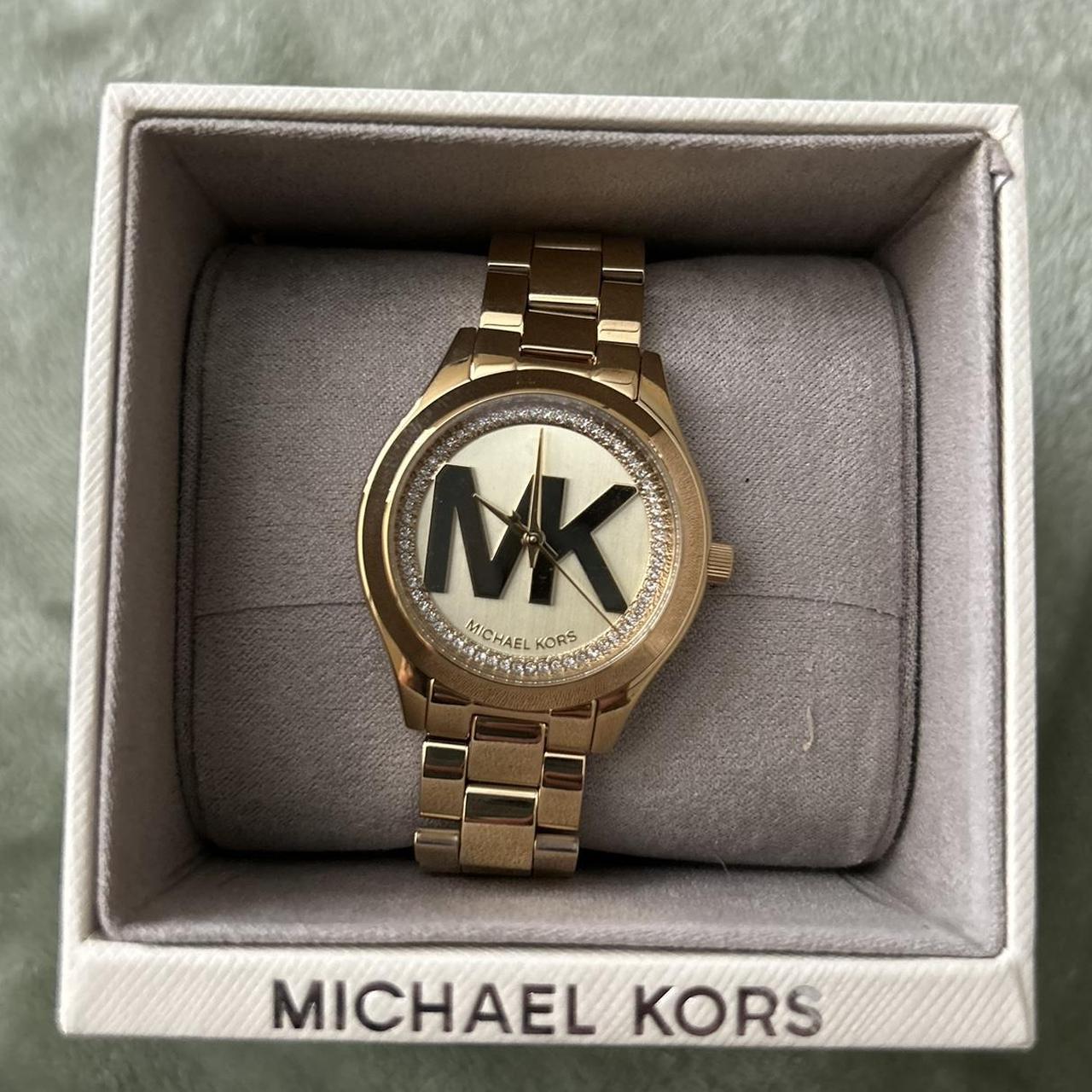 Original box of hot sale mk watch