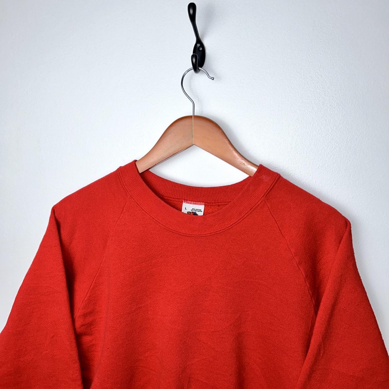 Blank red outlet sweatshirt