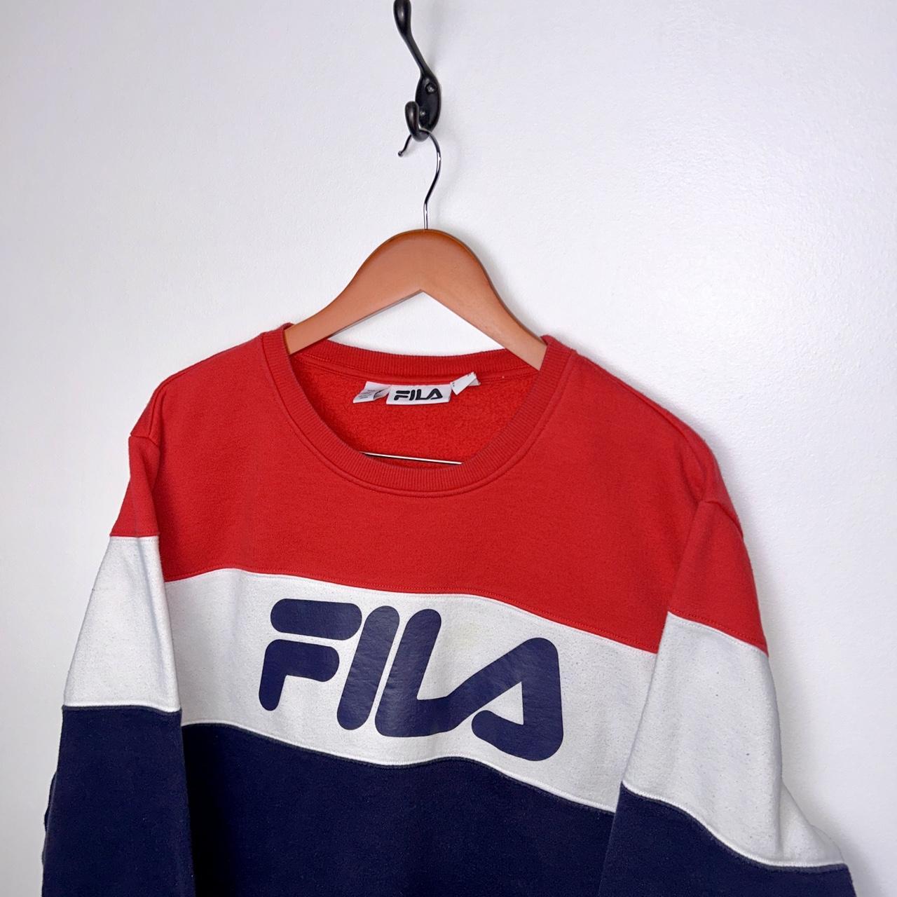 Fila sweatshirt hotsell mens vintage