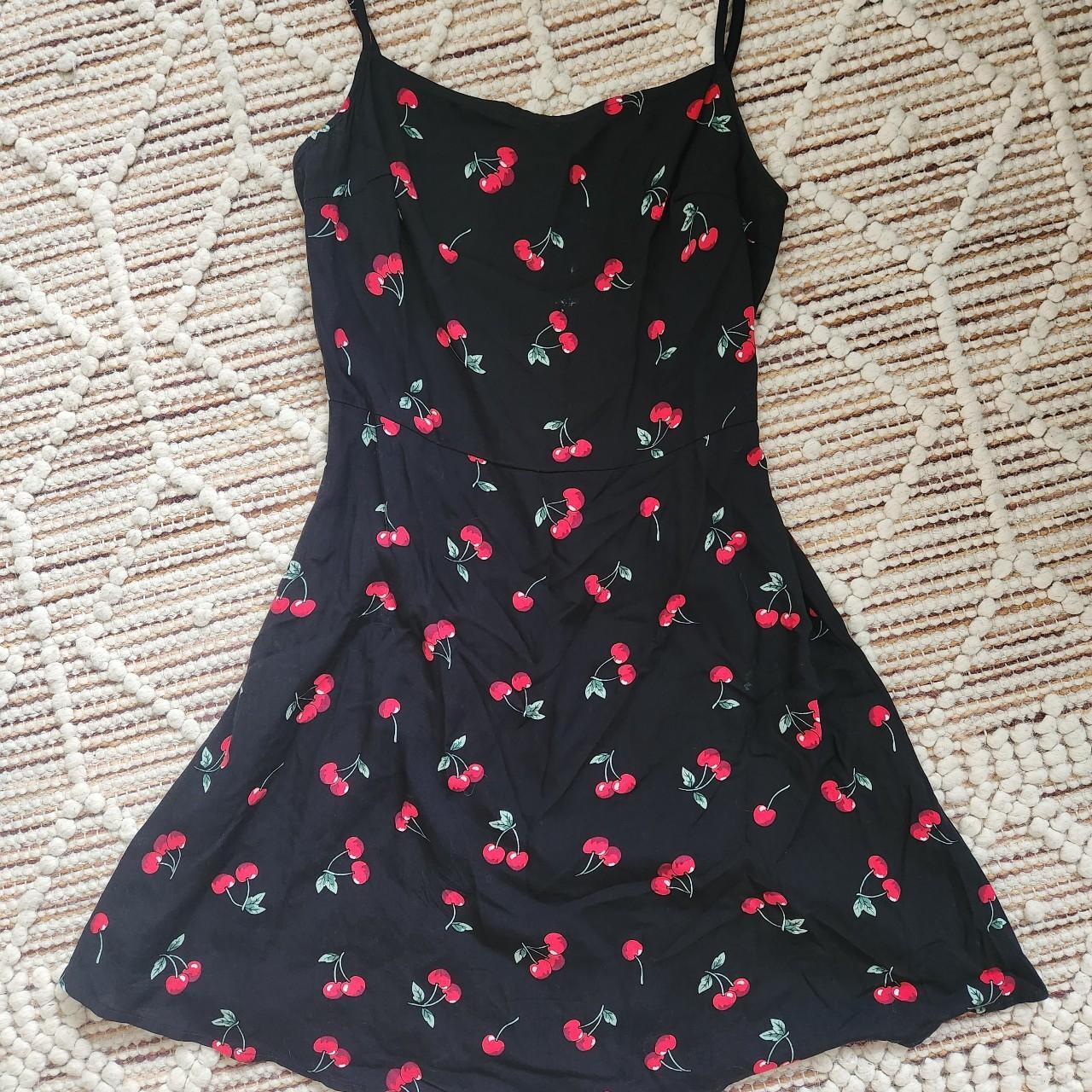Sexy Cherry Slip Dress 🍒 Y2k all the way! Size -... - Depop