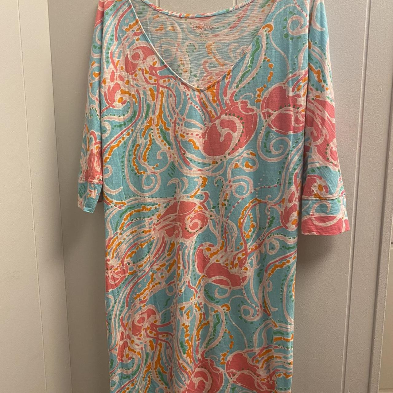 Lilly Pulitzer large dress in great condition. - Depop