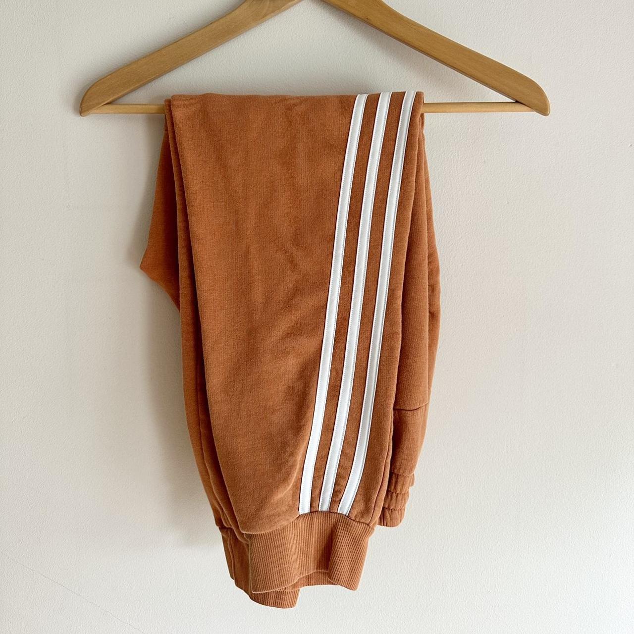 Burnt orange ADIDAS jogger sweatpants Depop