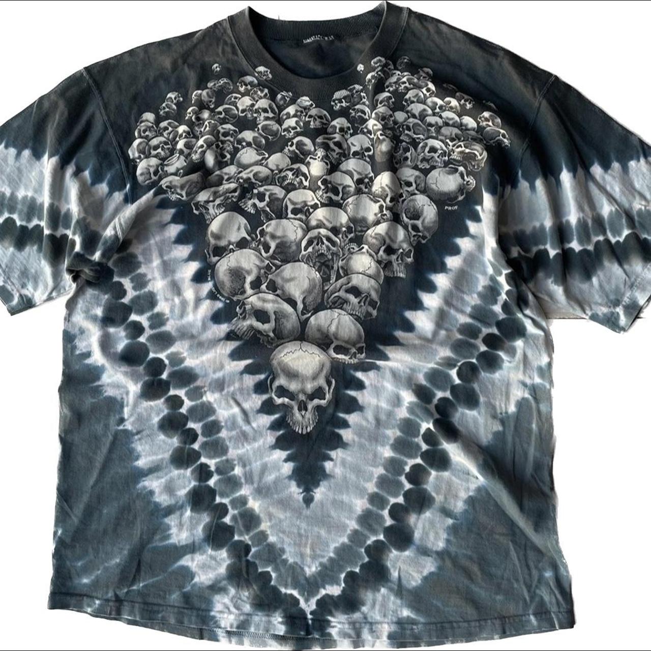 Skulls Boneyard Tie-Dye T-Shirt