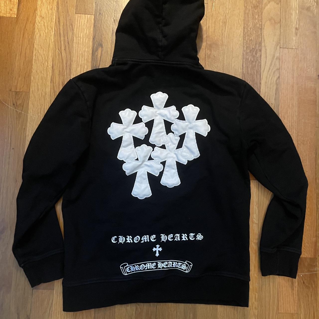 Men's Hoodie - Black - S – Black chrome hearts hoodie