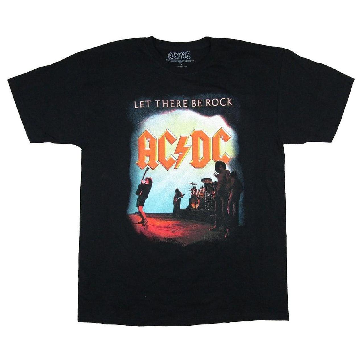 ac dc let there be rock t shirt