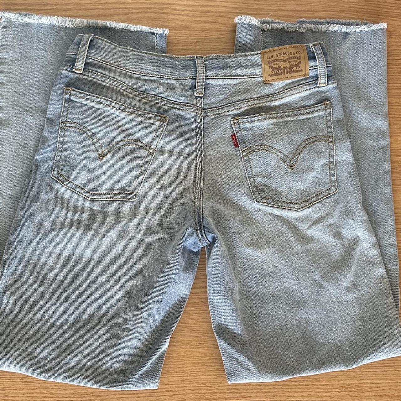 Levi’s light wash denim jeans - sized as a girls 16,... - Depop