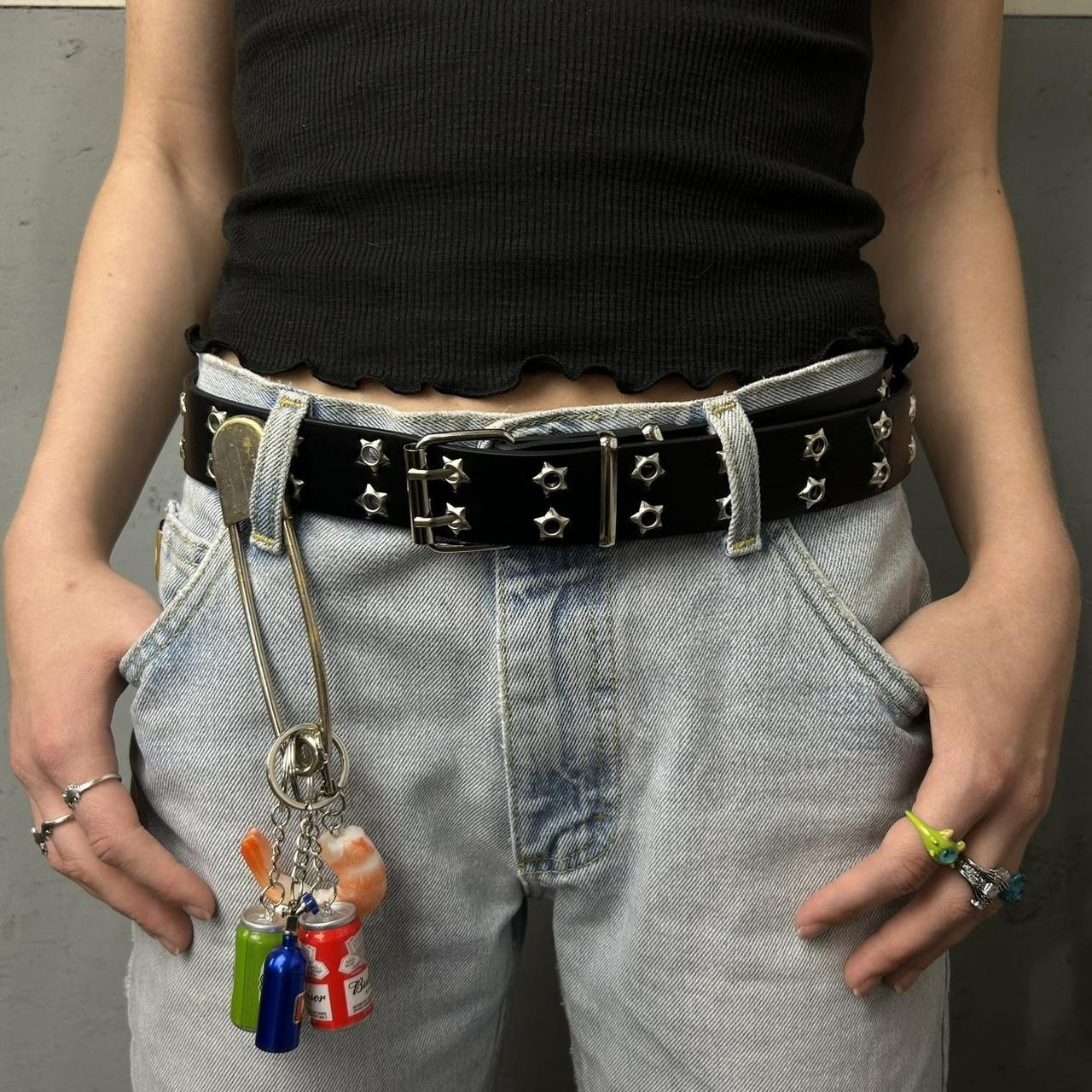 STALKER GRAY FUR BELT ファーベルト y2k afb FUR BELT – AFB