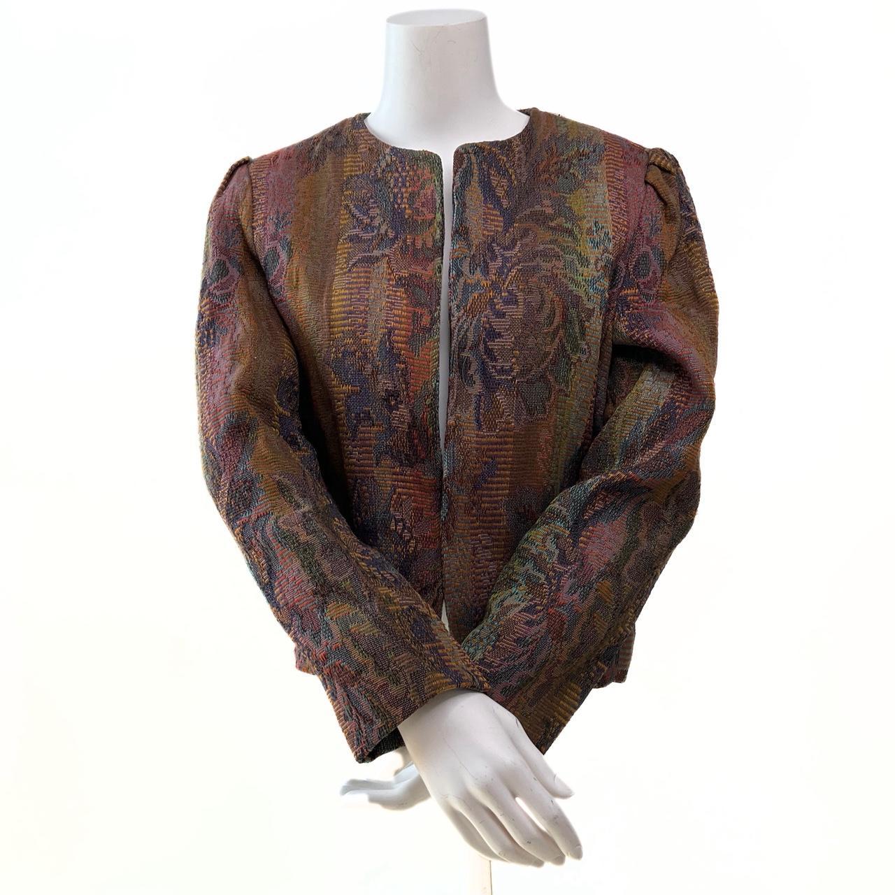 Source Unknown Women's Blazer Jacket - Multi/Brow… - image 2