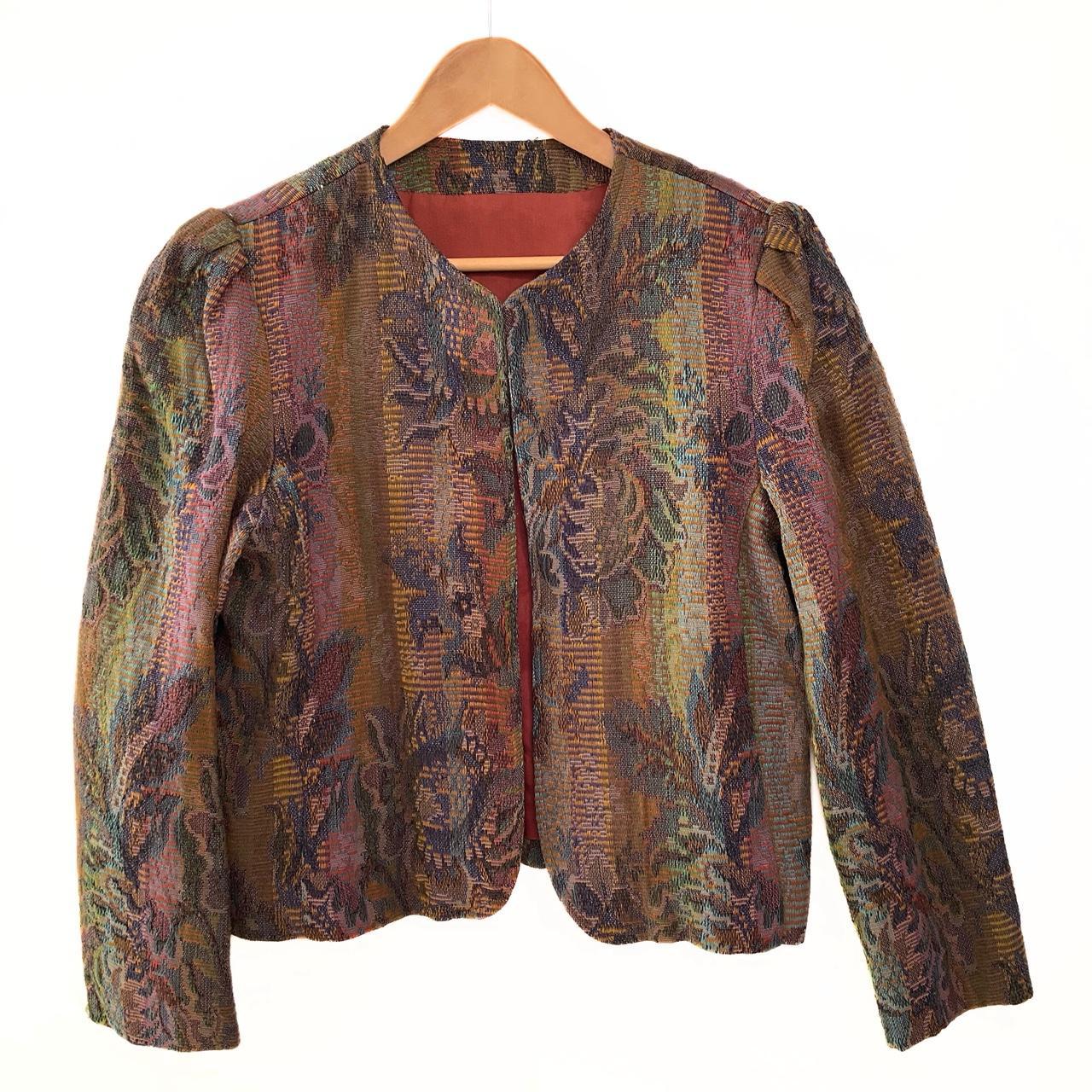 Source Unknown Women's Blazer Jacket - Multi/Brow… - image 1