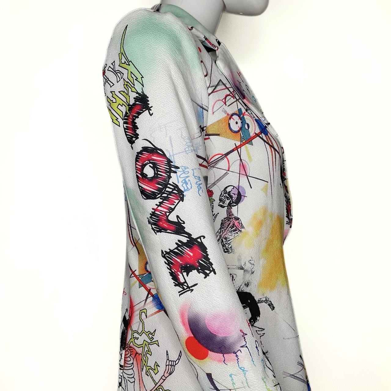 Source Unknown Women's Blazer Jacket - Multi/Whit… - image 4