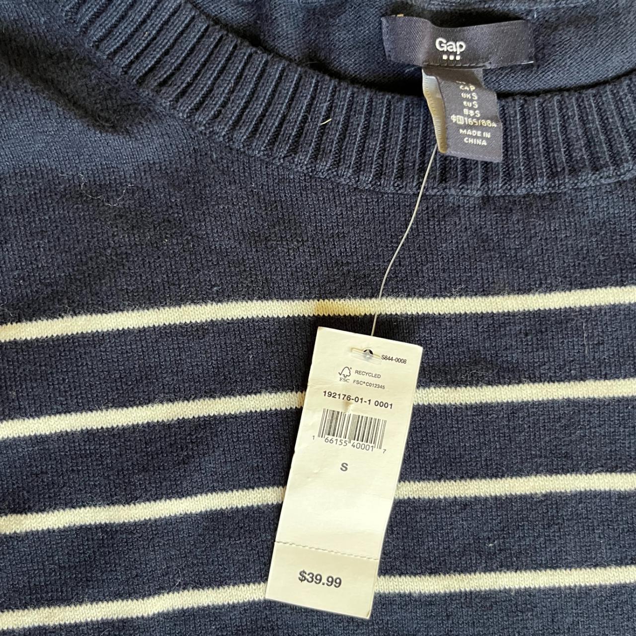 Gap Striped Sweater - brand new ! tags included -... - Depop