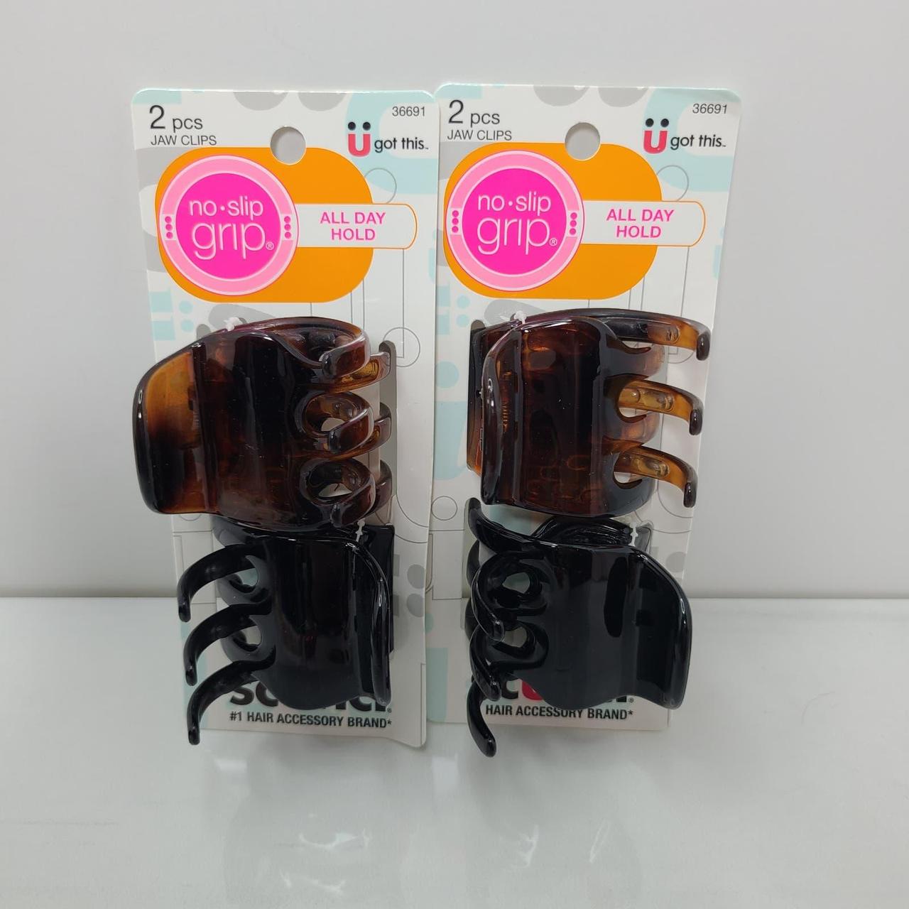 Scunci 2 Piece Jumbo Jaw Clips No Slip Grip 2 Sets... Depop